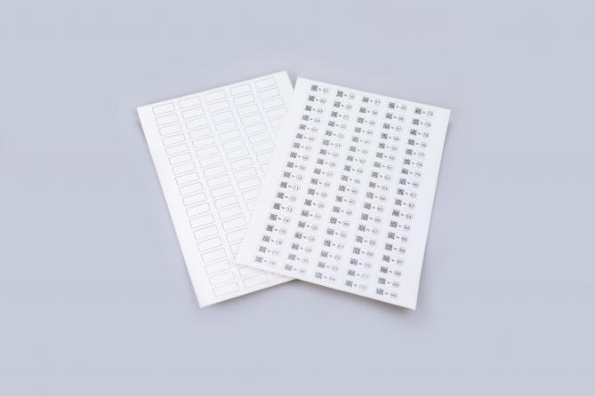 28 × 12 mm A4 Cryo Labels (20 sheets)